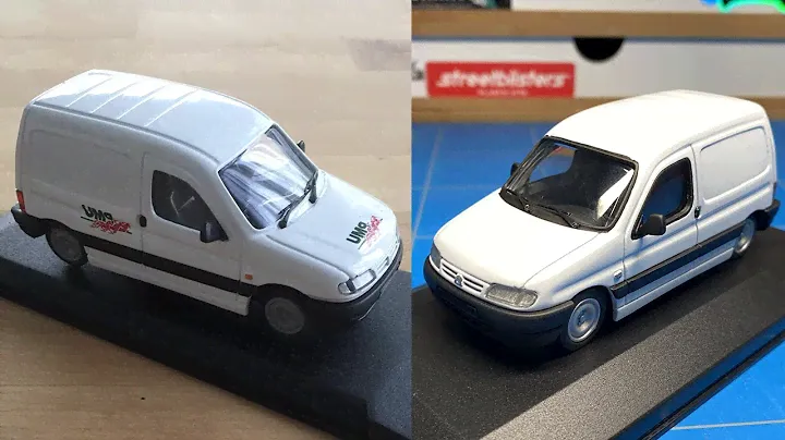 Restoring a Die-cast Toy car of a Citroën Berlingo