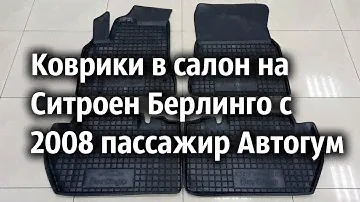 Коврики в салон на Ситроен Берлинго с 2008 пассажир Автогум
