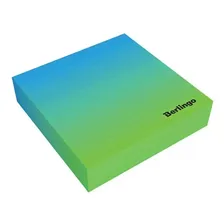 Самоклеящийся блок Berlingo Ultra Sticky Radiance 7,5 x 7,5 см голубой-зеленый 50 листов
