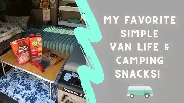 Мои любимые простые закуски Van Life! | Никакой готовки и беспорядка | Минималистская бюджетная жизнь в фургоне |
