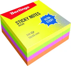 Самоклеящийся блок Berlingo Ultra Sticky 50*50мм 240 листов
