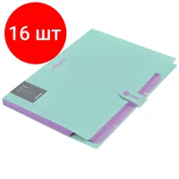 Berlingo Папка на кнопке Haze, 5 отделений, А4, 600 мкм,