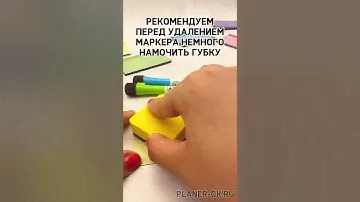 Маркеры для магнитного планера - 3 шт. и губка от planer-ok.ru