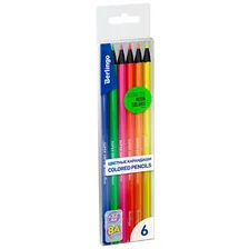 Карандаши цветные Berlingo Neon Colors 3,2 мм 6 цветов