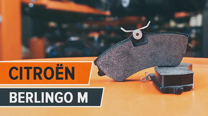 Как заменить передние тормозные колодки на CITROËN BERLINGO M [ВИДЕОУРОК AUTODOC]